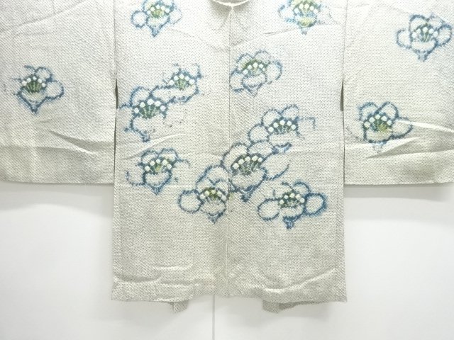 JAPANESE KIMONO / ANTIQUE HAORI / SILK / ALL SHIBORI / UME